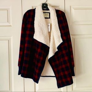 A&F Cozy Plaid Sweater